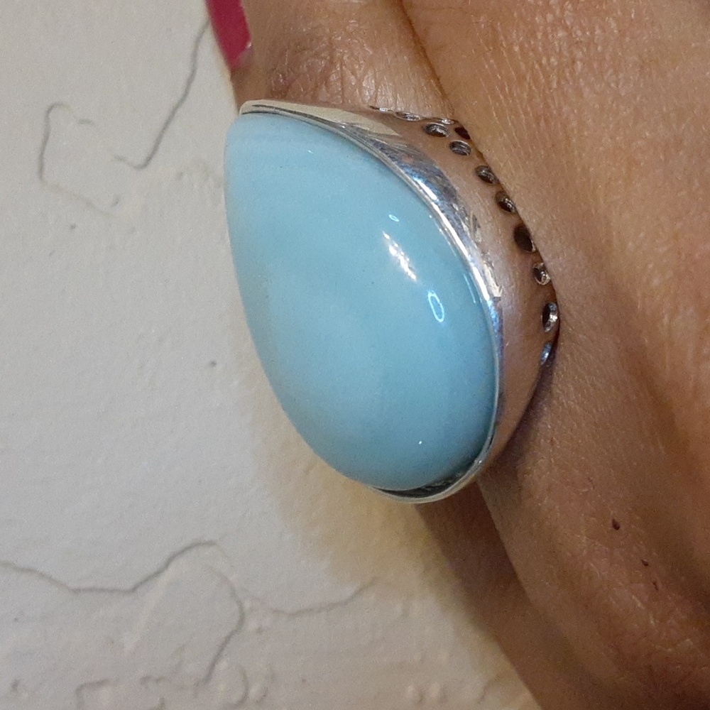 ❤SOLD❤925 Interchangeable magnetic Genuine Gemstones Ring. - Picture 16 of 17